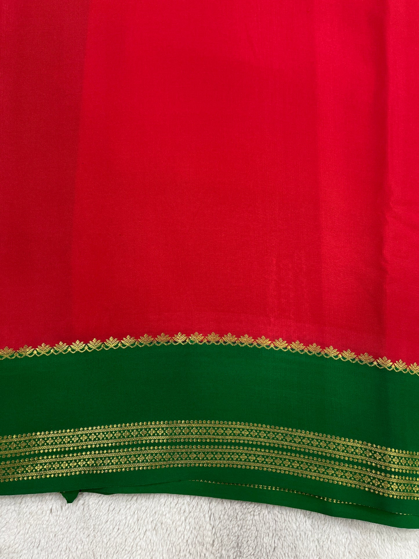 Sliver Based zari Pure Mysore Silk Saree