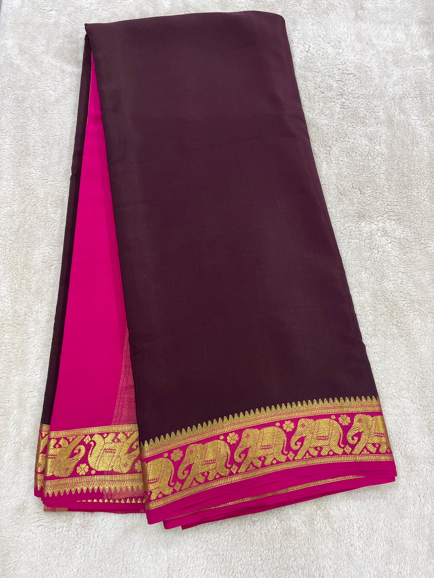 Sliver Based Zari Pure Mysore Silk Saree
