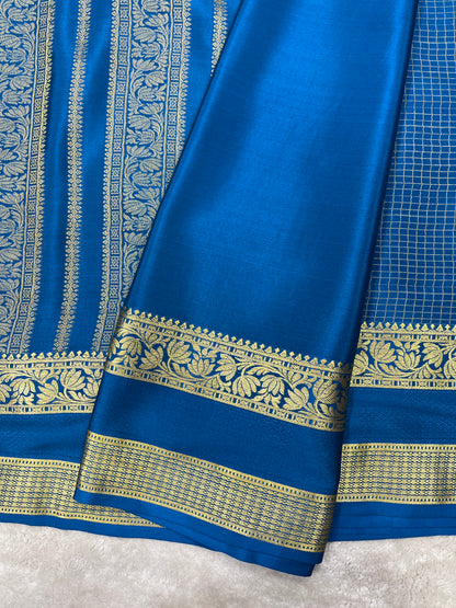 Pure crepe Mysore silk saree 12105001 (120gsm)