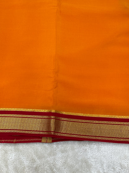 Sliver Based zari Pure Mysore Silk Saree