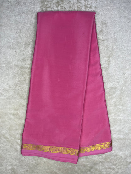 Pure crepe Mysore silk saree-120 gsm(1104002)
