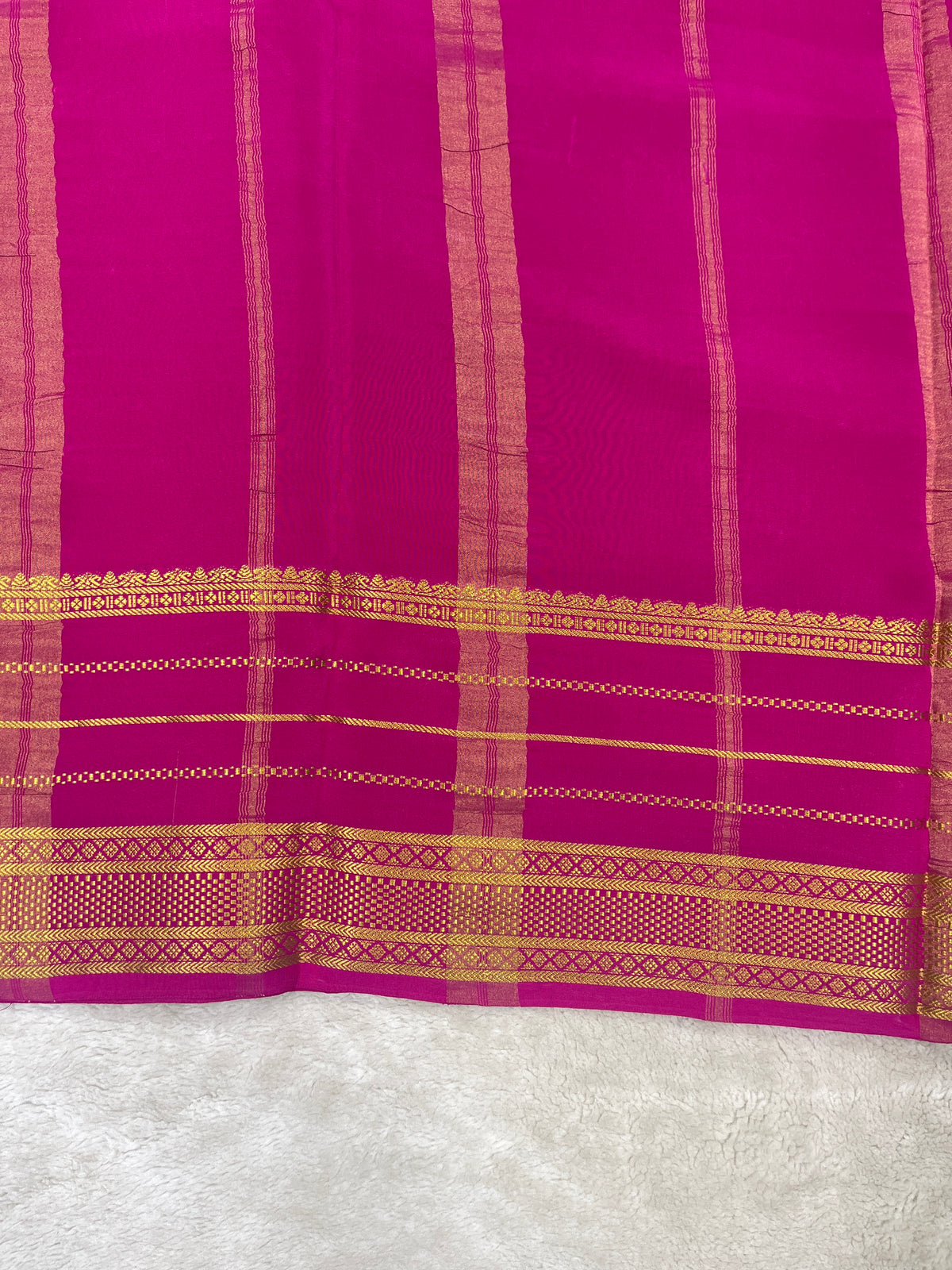 Pure Mysore Silk Saree-(143581)