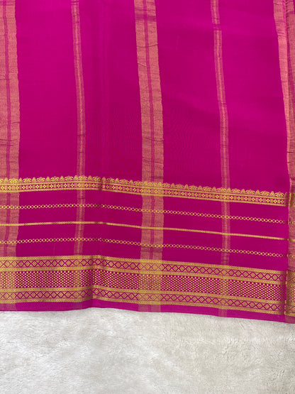 Pure Mysore Silk Saree-(143581)