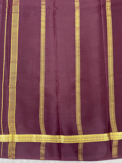 Pure crepe Mysore silk saree 26387301 (70gsm)