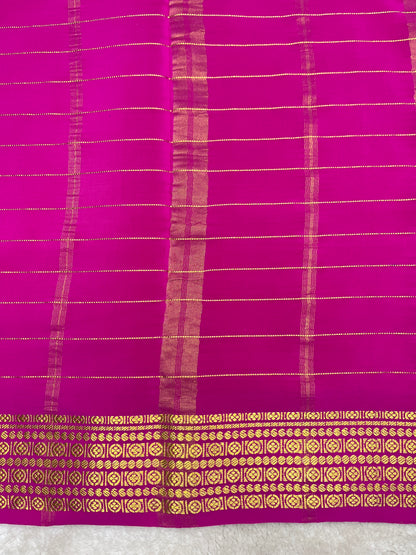 Pure Mysore silk Rudraksh checks 1438385