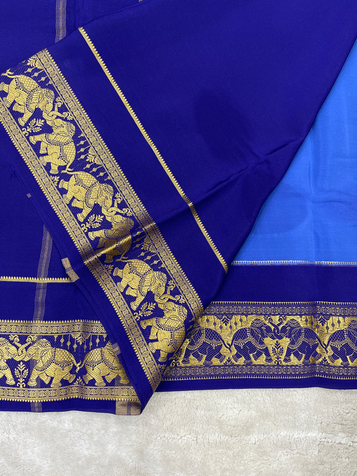 Pure Mysore Silk Saree-(1450564)