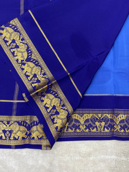 Pure Mysore Silk Saree-(1450564)