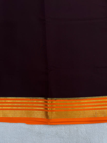 Sliver Based zari Pure Mysore Silk Saree