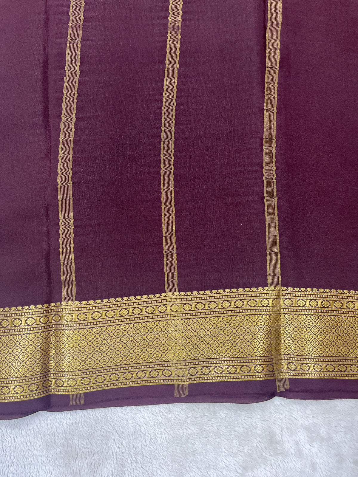Pure crepe Mysore silk 120 GSM ( 110861 )