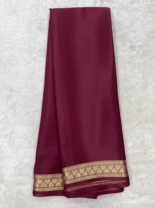 Pure crepe Mysore silk saree 13106331 (70gsm)