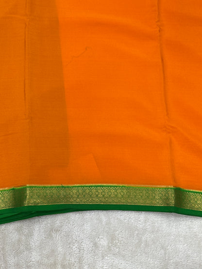 Sliver Based zari Pure Mysore Silk Saree