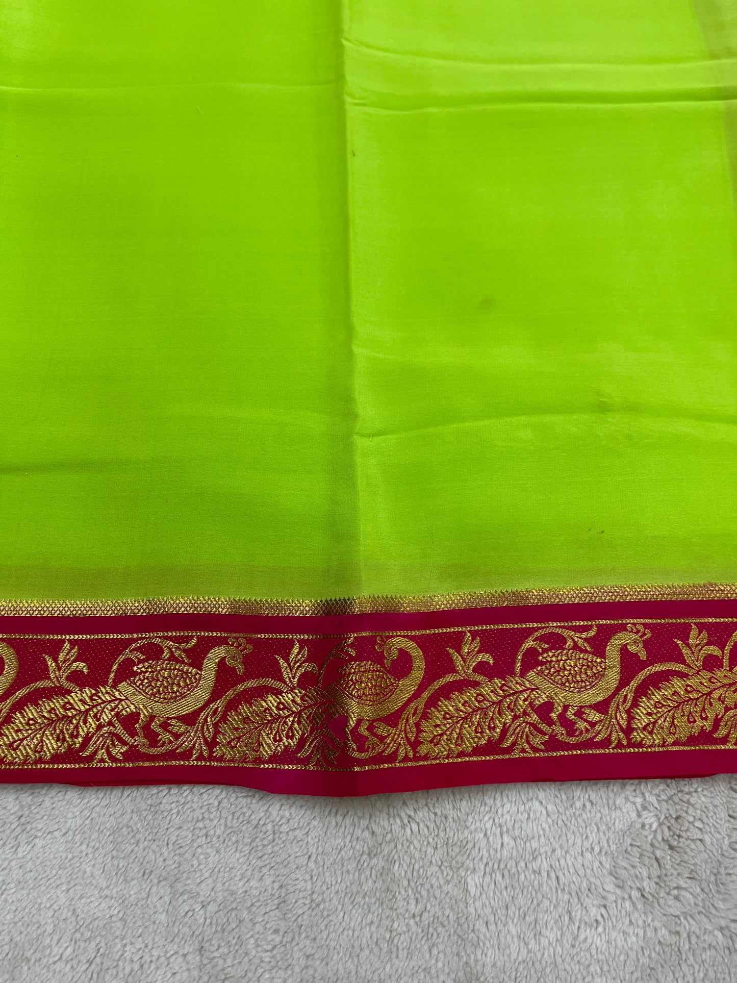 Sliver Based Zari Pure Mysore Silk Saree
