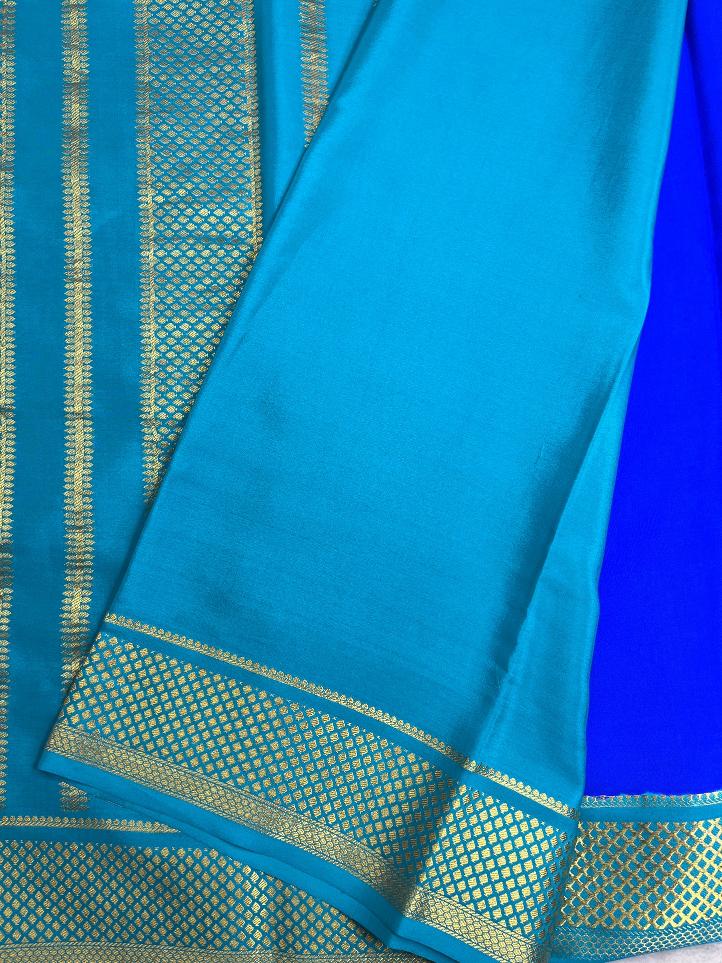Pure Mysore crepe partly Pallu - 16274306
