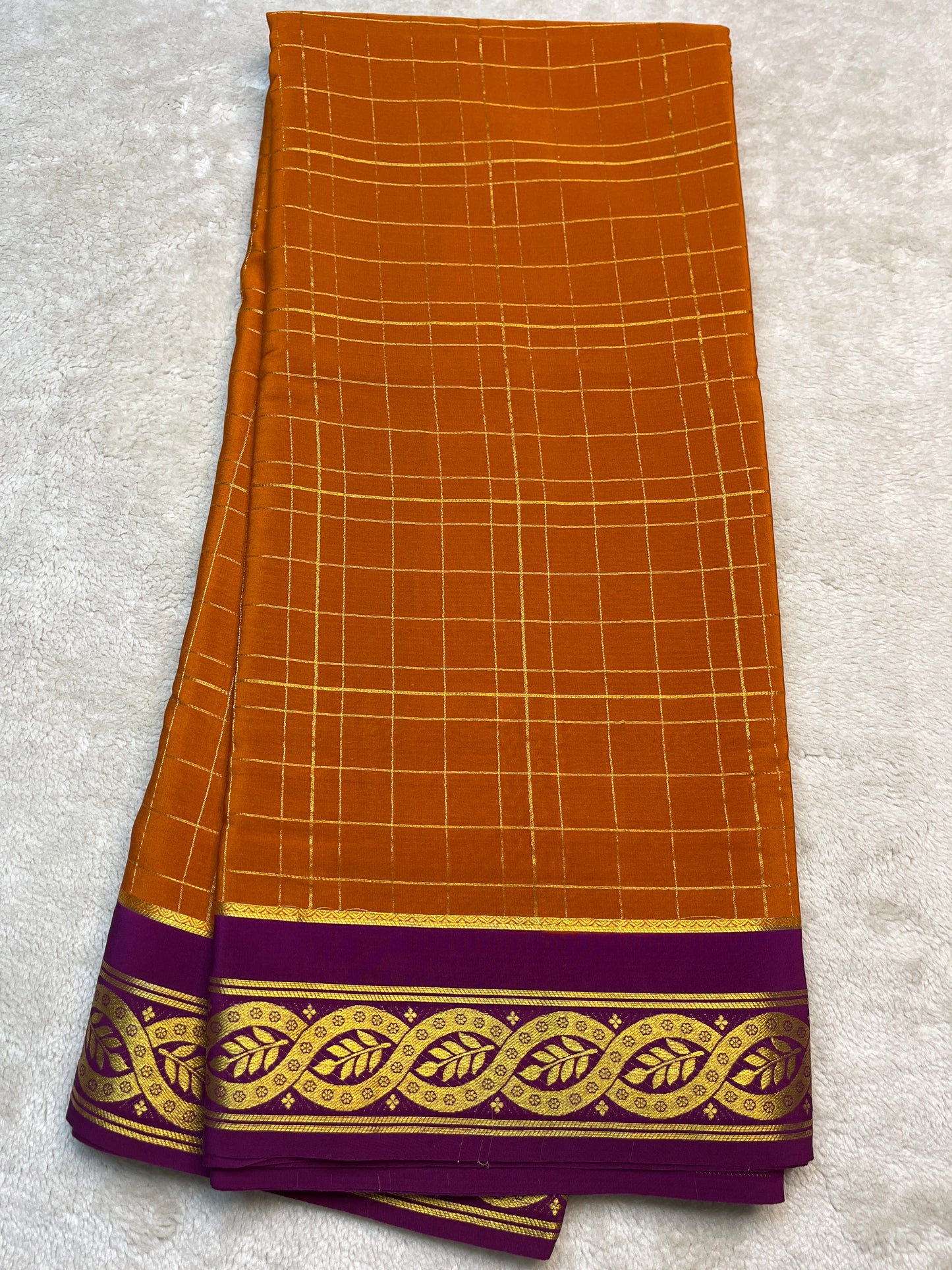 Pure Mysore silk-kslc checks (1453899)
