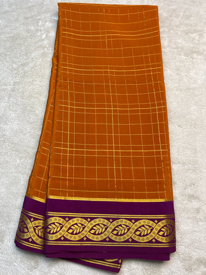 Pure Mysore silk-kslc checks (1453899)