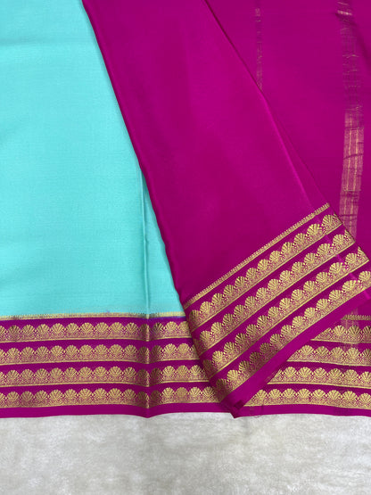 Pure Mysore crepe saree-120 GSM(16271501)