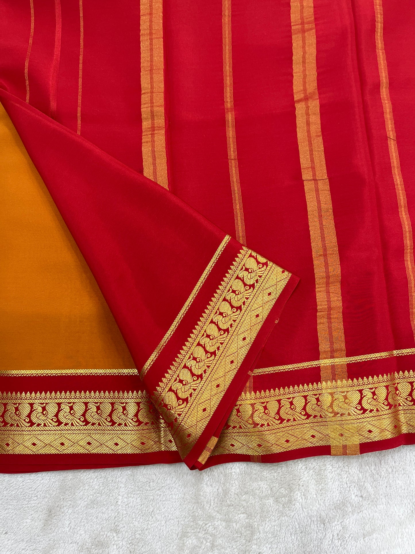 Sliver Based Zari Pure Mysore Silk Saree