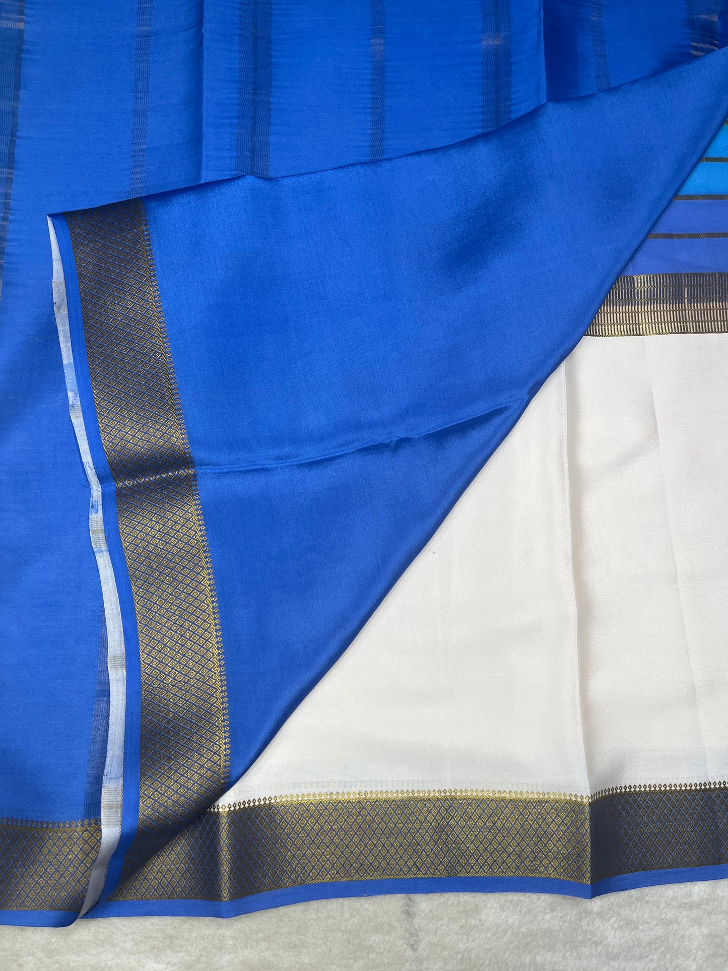 Pure crepe Mysore silk saree_120GSM(15080813)