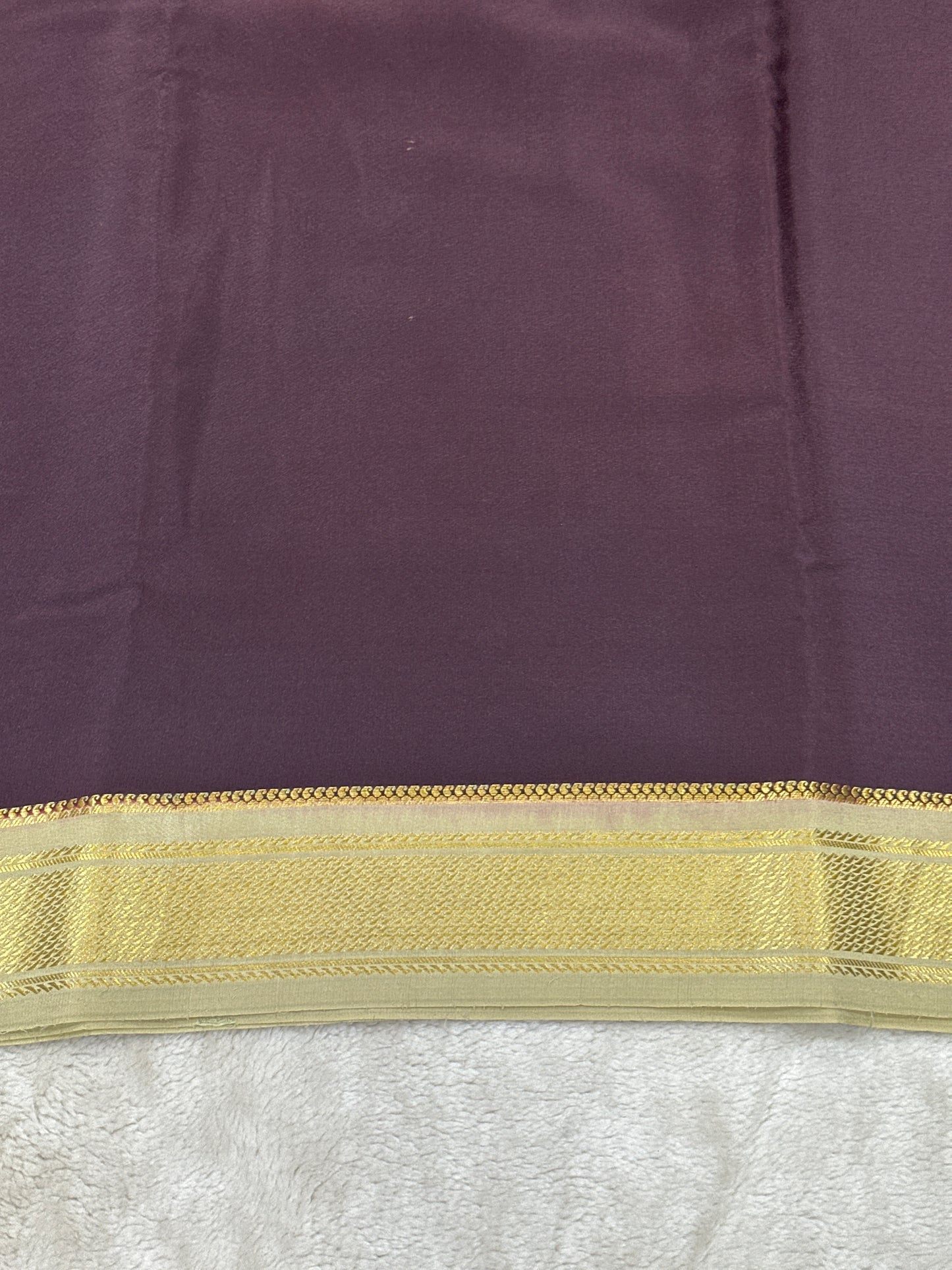 Sliver Based zari Pure Mysore Silk Saree