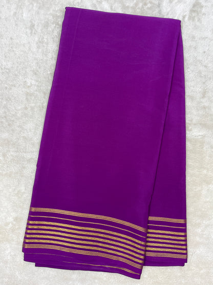 Pure Mysore silk saree -(143611)