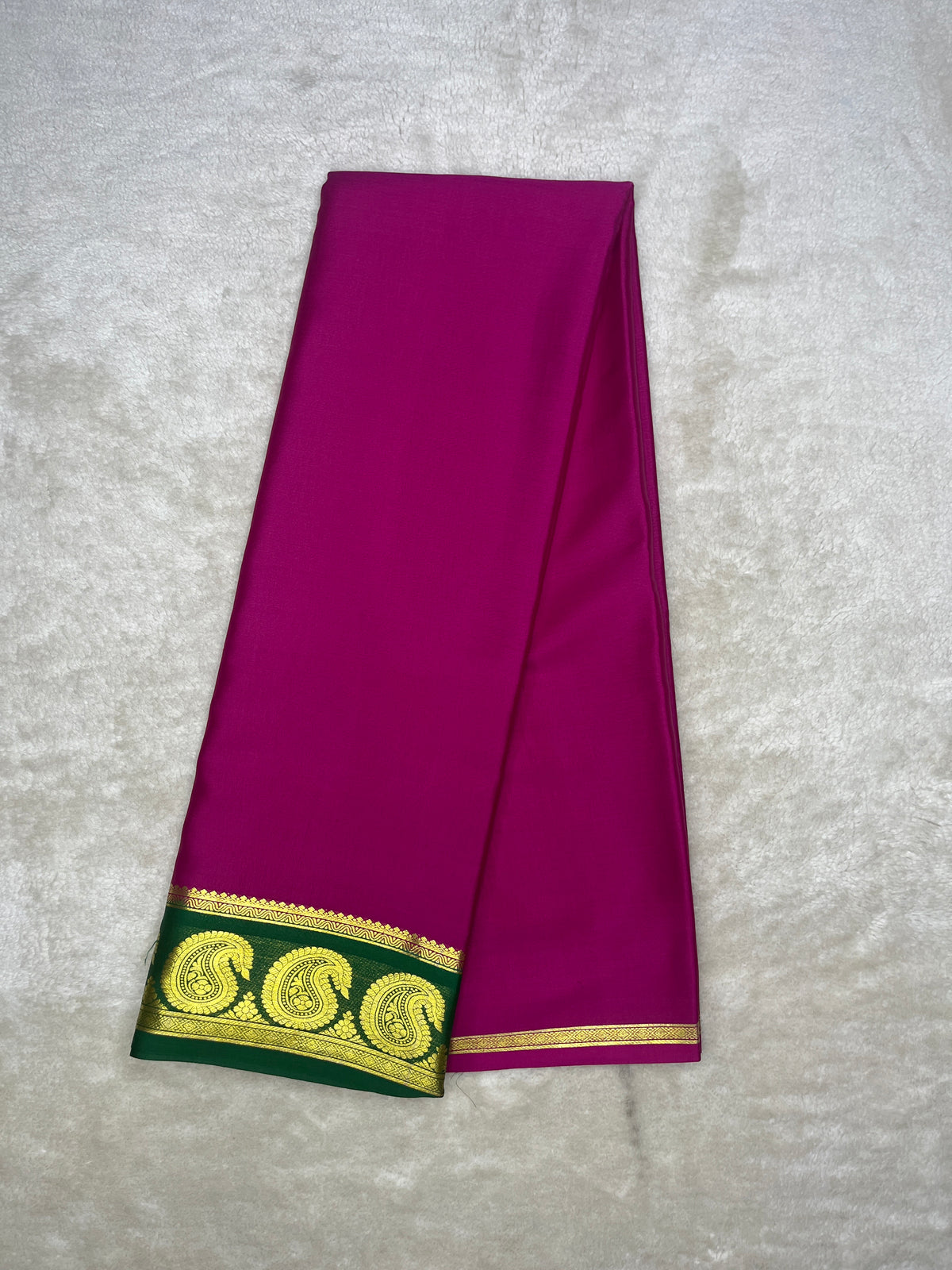 Pure crepe Mysore silk saree-70GSM (26379704)