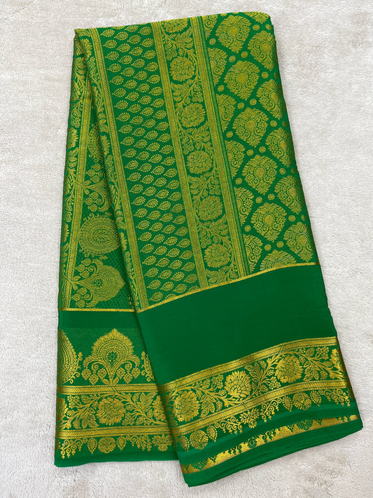 Pure Mysore silk saree 1463631 ( 150 GSM )