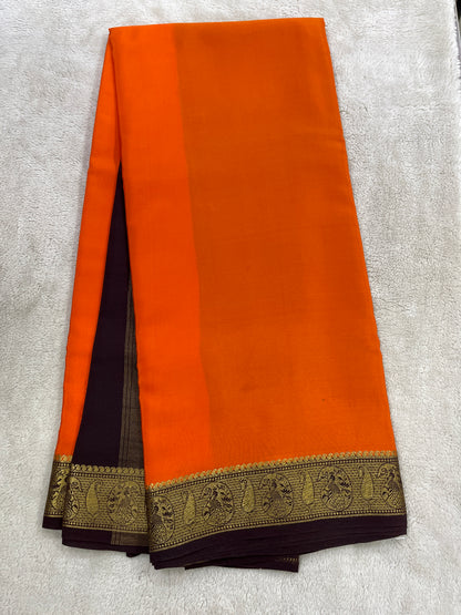 Sliver Based Zari Pure Mysore Silk Saree