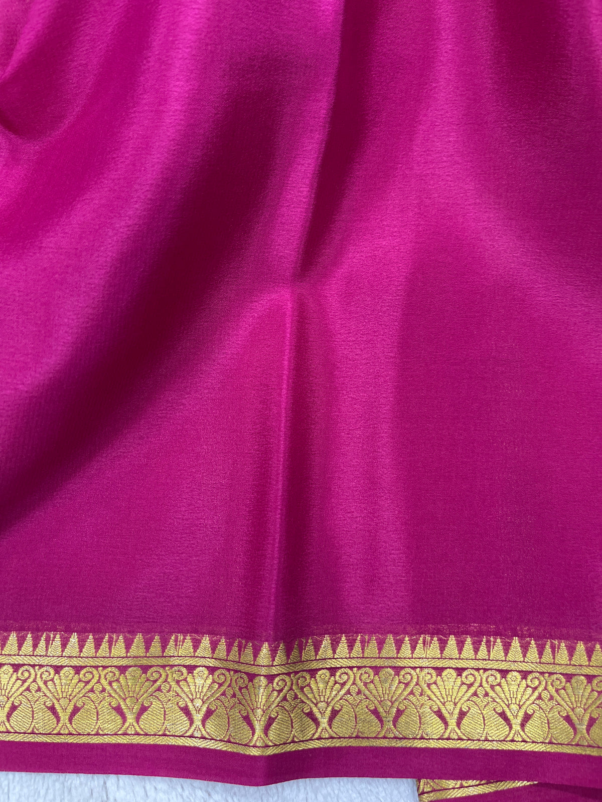 Pure crepe Mysore silk-Piping Contrast(1103601)