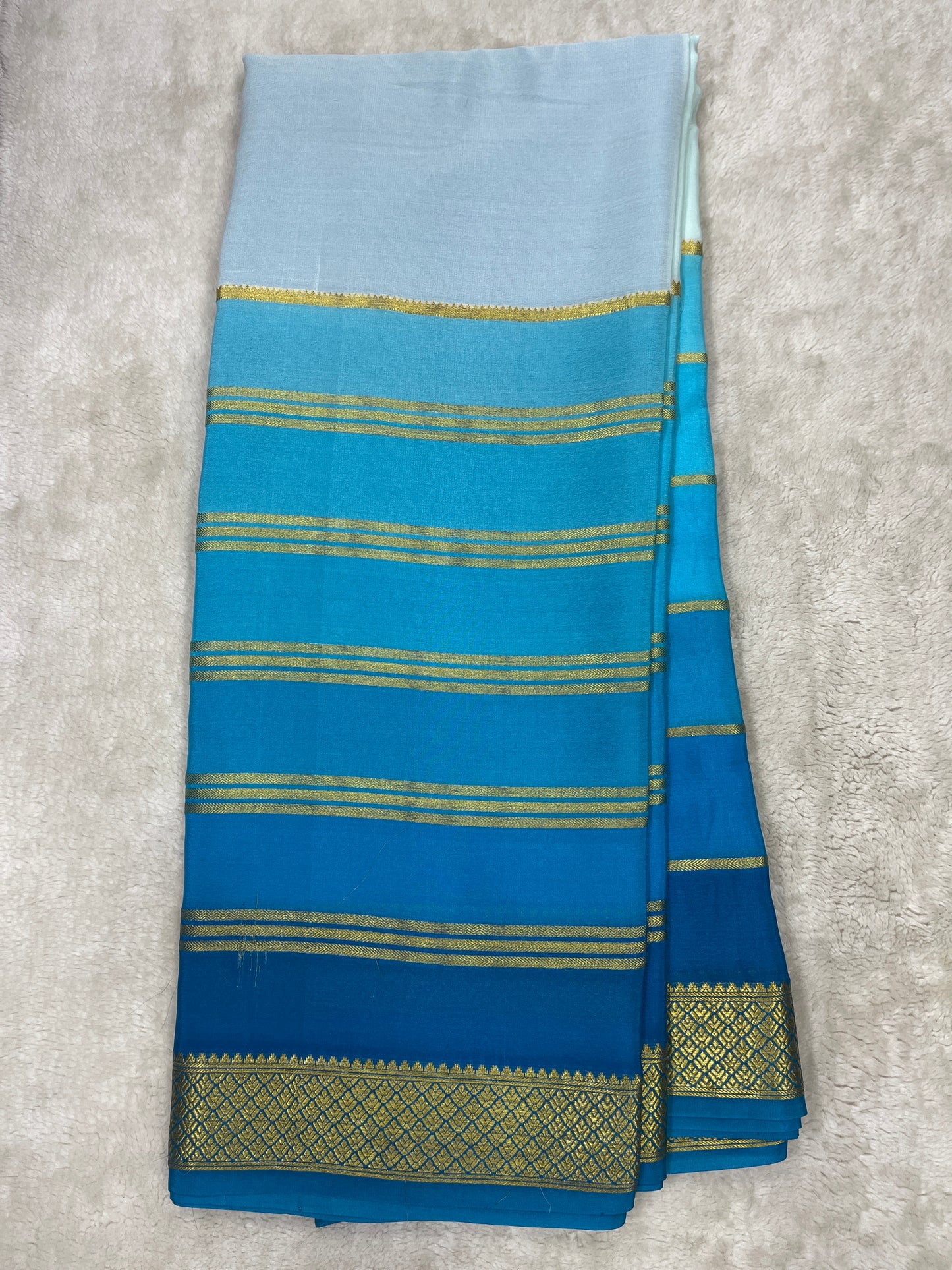 Pure Crepe Mysore Silk 3 D   - 1150102