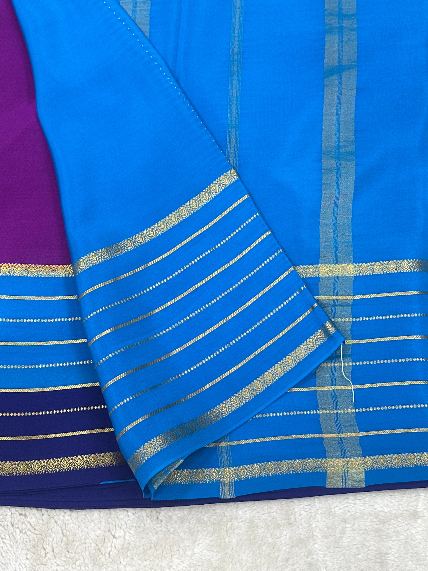 Silver Based Zari Pure Mysore Silk Saree