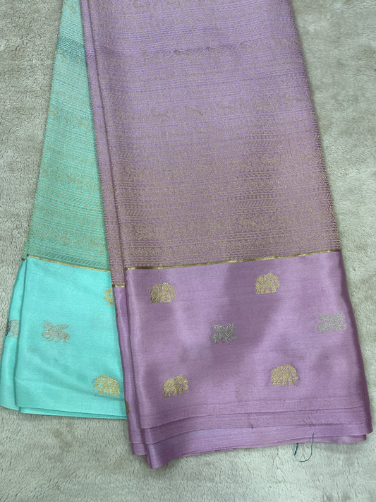 Pure crepe Mysore silk-SVS/KD/BOR(15080802)