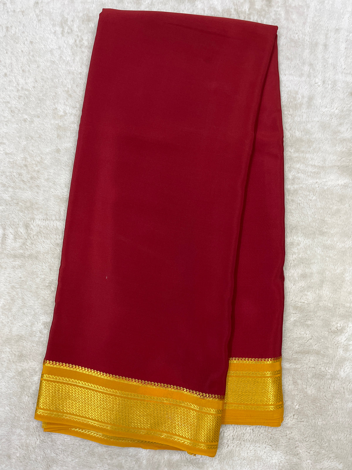 Pure Mysore silk saree-(145582)