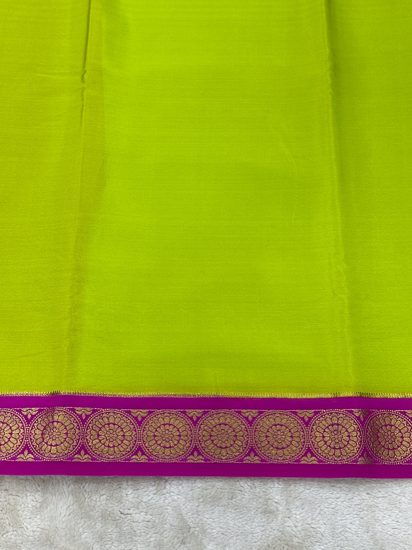 Sliver Based zari Pure Mysore Silk Saree