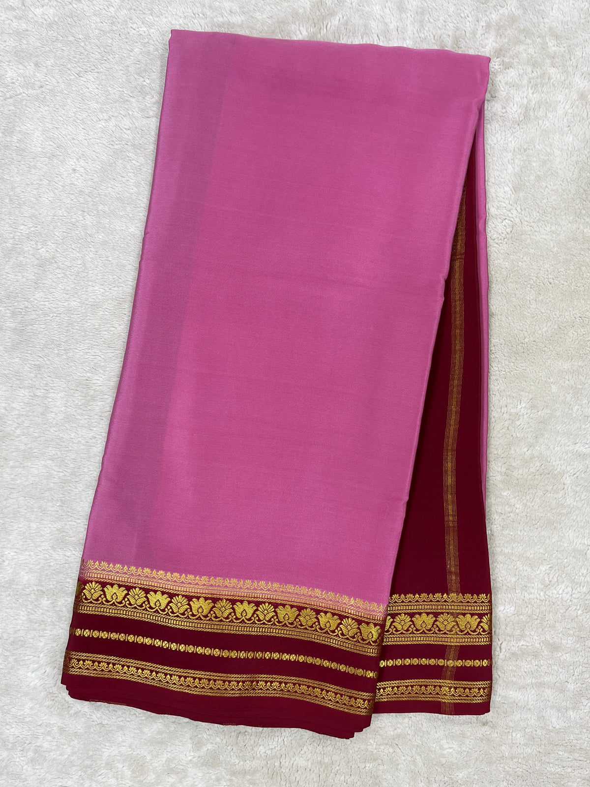 Pure Mysore Silk Saree-(1455127)