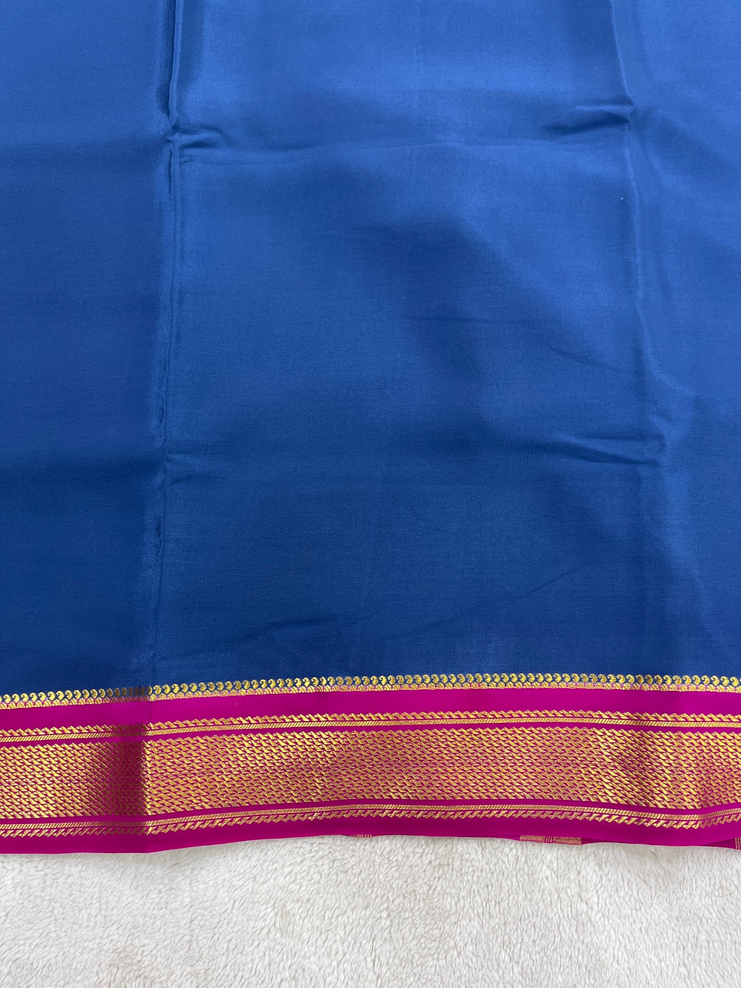 Sliver Based zari Pure Mysore Silk Saree