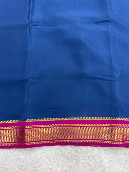 Sliver Based zari Pure Mysore Silk Saree