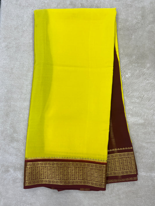 Pure Mysore Silk Saree-(143872)