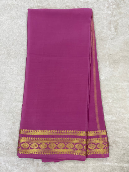 Pure Mysore Silk Saree-(114601221)