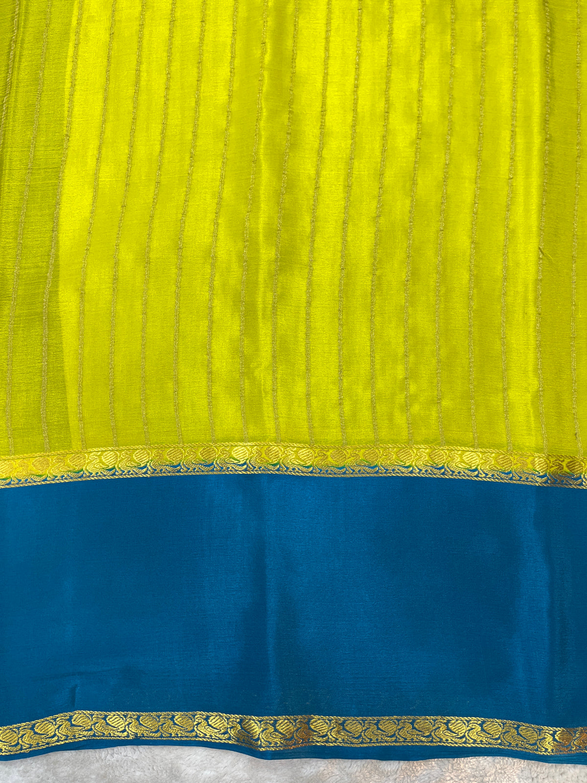 Pure crepe Mysore silk saree 1111801 (60gsm)