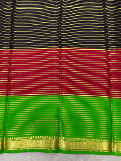 Pure crepe Mysore silk saree 26386509 (70gsm)