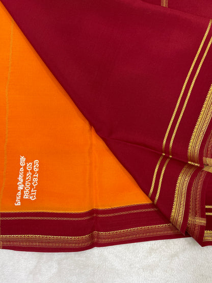 Pure Mysore silk saree -(145292)