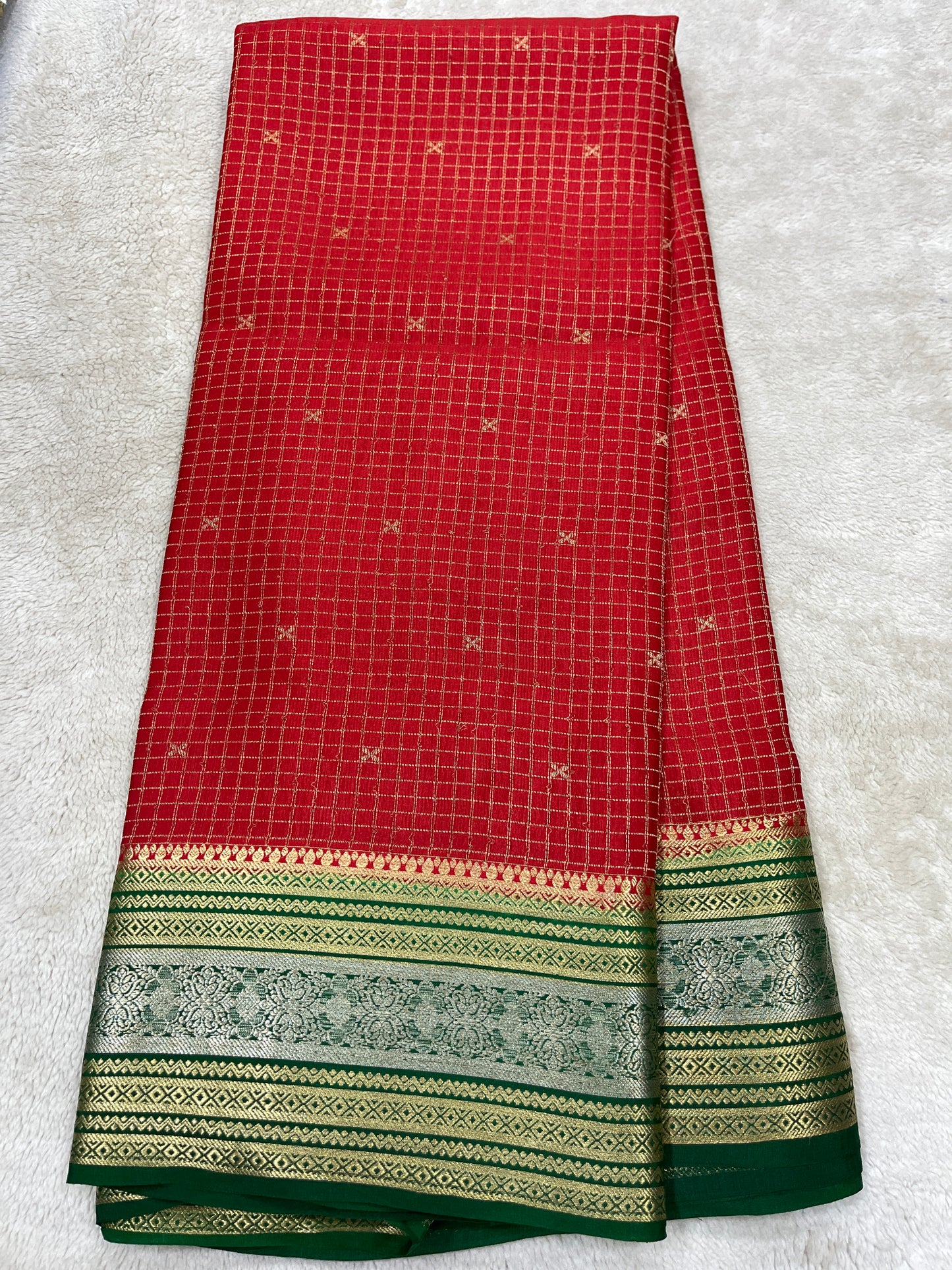 Pure crepe Mysore silk-SVS Mungi(15080804)
