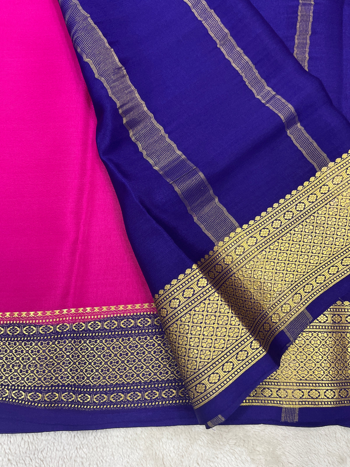 Pure crepe Mysore silk 120 GSM ( 110861)