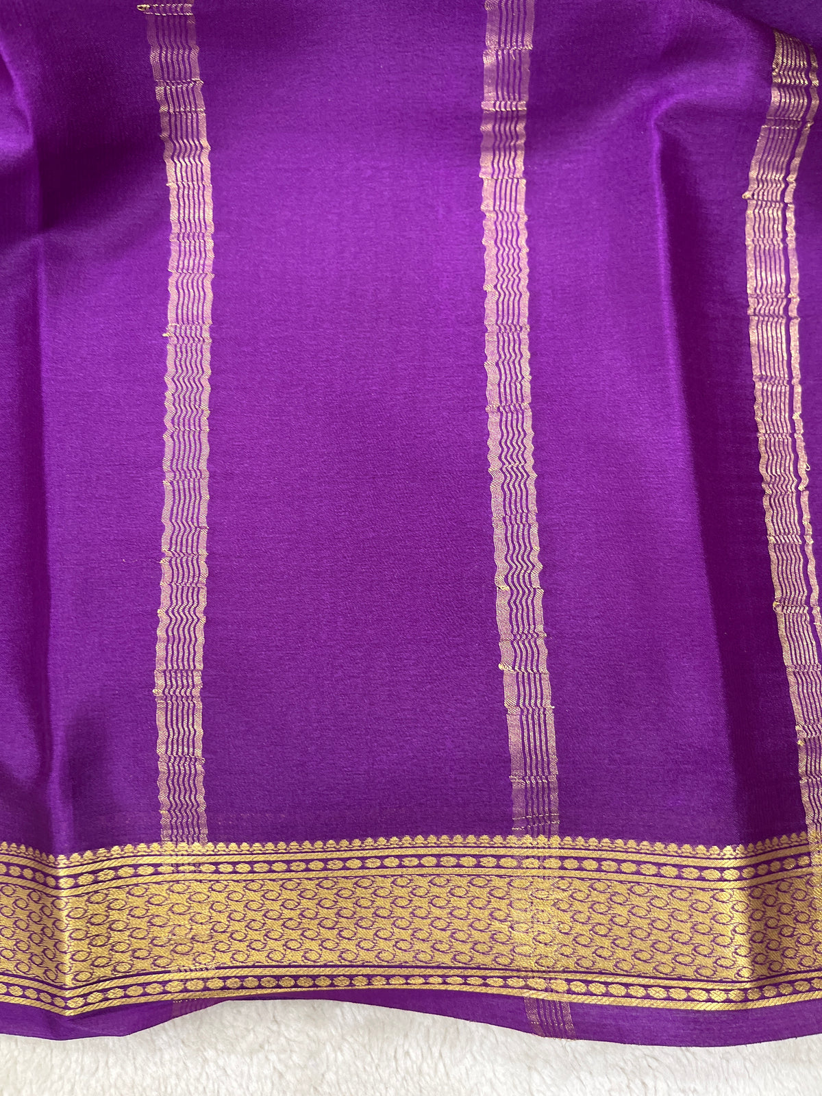 Pure crepe Mysore silk-Trisha Self(16275510)