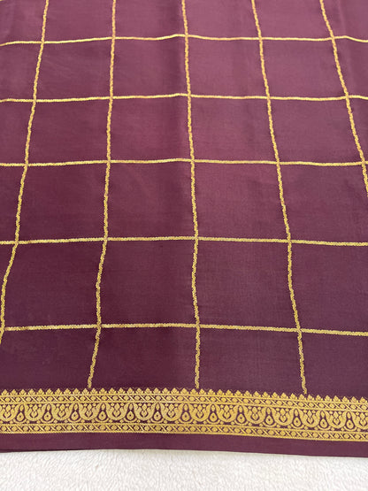 Pure crepe Mysore silk 13105584(100GSM)