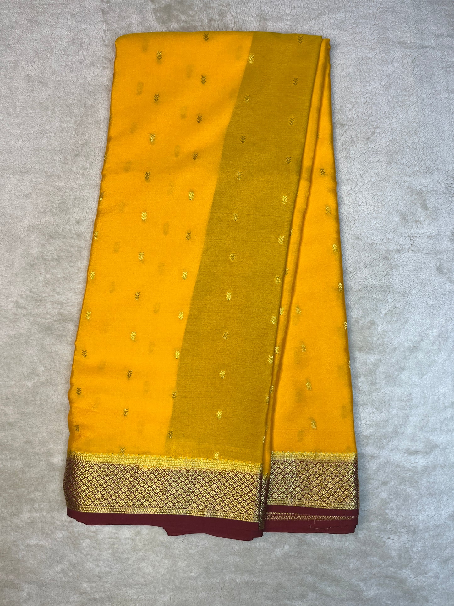 Pure Crepe Mysore Silk Saree-120 GSM(16271504)