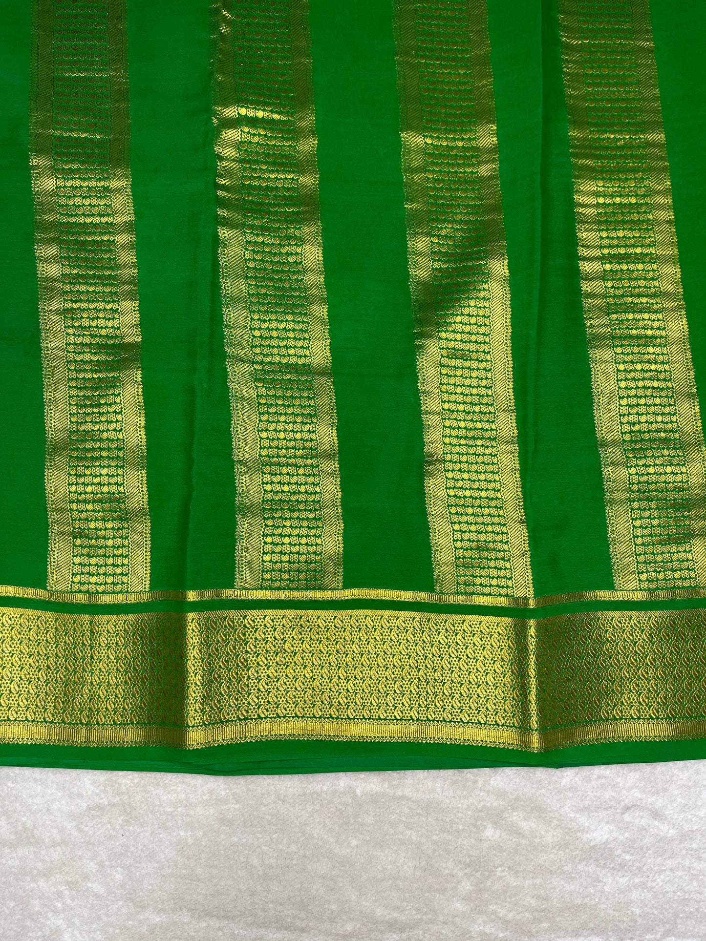Pure crepe Mysore silk saree-120 GSM(16275403)