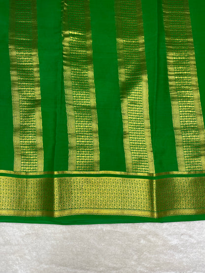 Pure crepe Mysore silk saree-120 GSM(16275403)