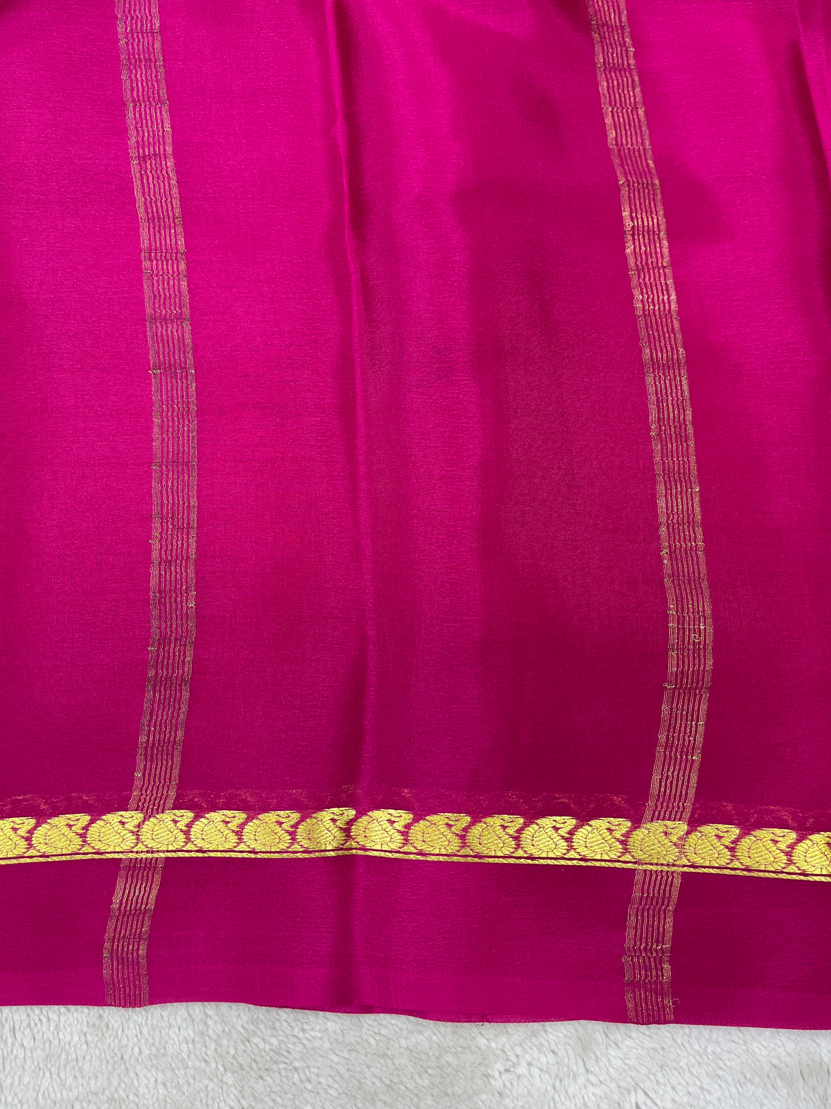 Pure crepe Mysore silk-Piping Self(1103603)