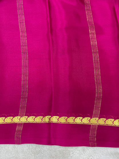 Pure crepe Mysore silk-Piping Self(1103603)